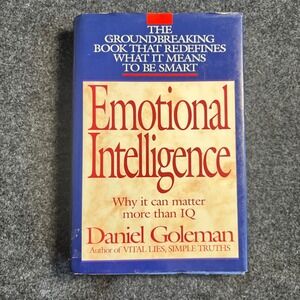 Emotional Intelligence Daniel Goleman Hardcover 1995 Bantam Books Psychology EQ
